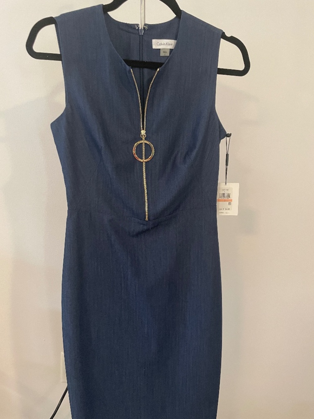 CALVIN KLEIN - Sleeveless Sheath Dress - Size 2 - NWT